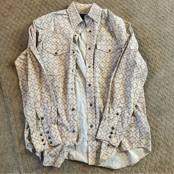 Ariat Other - Ariat Country Snap Button Down Long Sleeve Shirt Geometric Print Outdoor